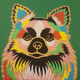 Long Hair Chi Paper-Cut Artwork By Houndy Ever After Crafts