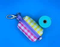 Gingham Dream Poo Bag Holder Handmade By Urban Tails