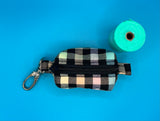 Gingham Rainbow Poo Bag Holder Handmade By Urban Tails