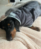 Microfibre Grey Dog Drying Coat By Henry Wag