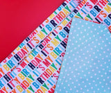Happy Birthday Rainbow Reversible Dog Bandana Handmade By Love From Betty X Urban Tails