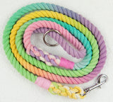 Pastel Rainbow 4ft Training Rope Lead By The Spotty Hound