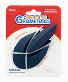 Navy Geometrics Enrichment Ball By Pet Dream House