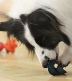 Navy Geometrics Enrichment Ball By Pet Dream House