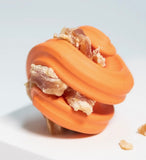 Orange Geometrics Enrichment Ball By Pet Dream House