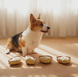 Deep Pan Pizza Snuffle Toy By Lambwolf Collective