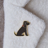 Black Cocker Spaniel Christmas Dog Pin By Sweet William