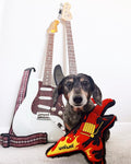 Rock & Roll Guitar Dog Toy By Wuf Wuf