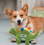 Dino Buds Brontosaurus Dog Toy By Hugsmart