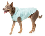 Mint Green Flipside Reversible Raincoat Dog Jacket By FuzzYard