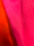 Neon Pink & Neon Orange Reversible Handmade Fleece Dog Snood By Urban Tails