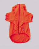 Orange Outdoor Fleece Dog Jacket By Hugo & Hudson