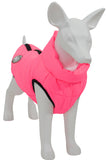Neon Pink Puffer Coat By Doggy Concepts Outwear