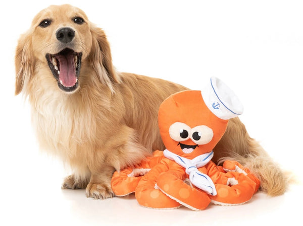 Octo-Posse Sailor Squiggles Dog Toy By FuzzYard