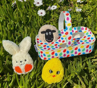 Easter Basket Dog Toy By Wuf Wuf