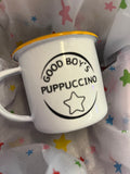 Name Pup Cup Enamel Cup By Urban Tails