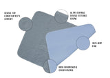 Two Pack of Reusable & Washable Pet Pads By Pet Wiz