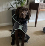 Microfibre Grey Dog Drying Coat By Henry Wag