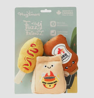 BBQ Time Trio Dog Toy By Hugsmart