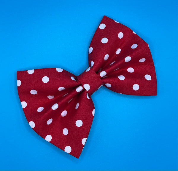 Minnie Polka Dot Dog Bow Tie Handmade By Urban Tails
