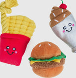 Miniz Three Pack Fast Food By Zippy Paws