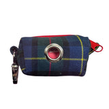 Oxford Tartan Poo Bag Holder Handmade By Urban Tails