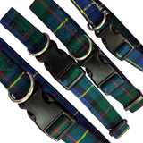 Oxford Tartan Dog Collar Handmade By Urban Tails