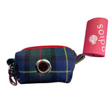 Oxford Tartan Poo Bag Holder Handmade By Urban Tails