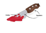 Halloween Doggy Dagger Dog Toy By P.L.A.Y