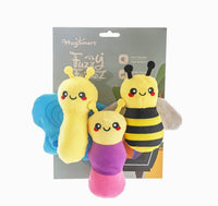 Pooch Garden Insects Trio Dog Toy By Hugsmart
