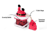 Merry Woofmas Clumsy Santa Chimney Christmas Dog Toy By P.L.A.Y