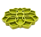 Green Mandala Design eTray Enrichment Tray for Dogs By Soda Pup