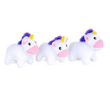 Zippy Burrow Rainbow Unicorn Toy By Zippy Paws