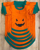Halloween Pumpkin Dog T-Shirt By The Luna Co