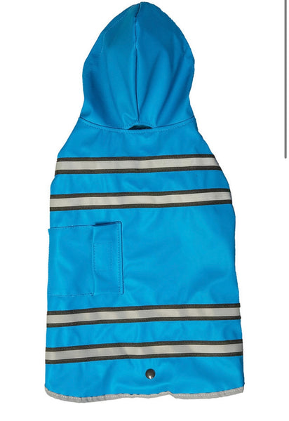 XL Blue Wrap Raincoat By Sotnos