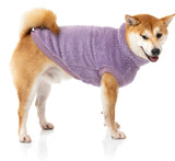 Lilac Purple Teddy Turtle Neck Sweater By FuzzYard