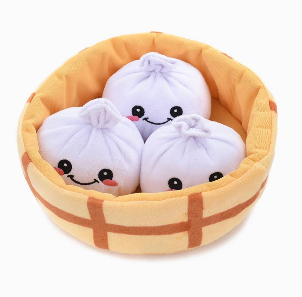 Dim Sum Soup Dumplings Hide Seek Dog Toy By Hugsmart – Love From