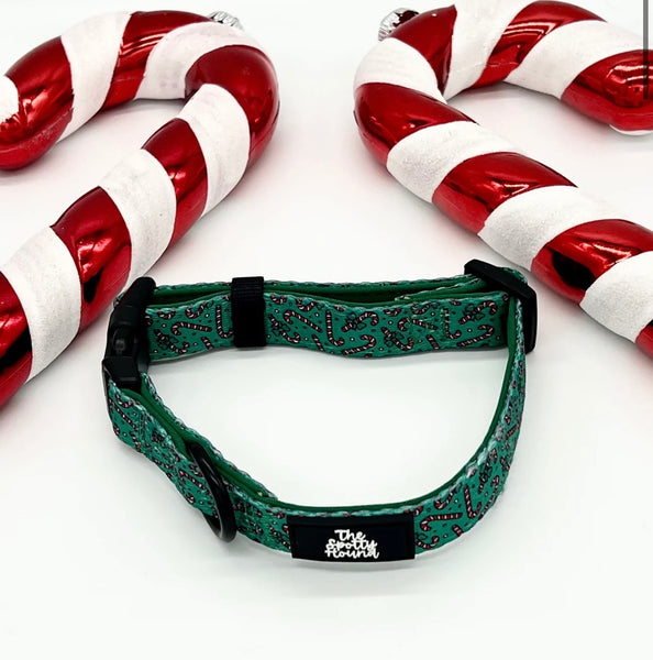 Candy Cane Cutie Dog Collar By The Spotty Hound