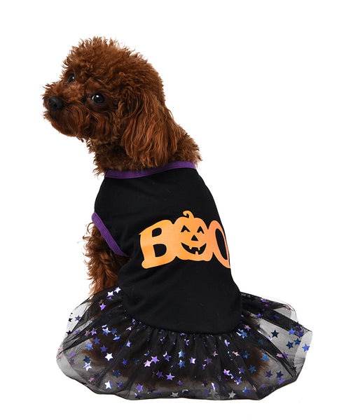 S, XXL Halloween Boo Witch Dog Dress By House Of Paws