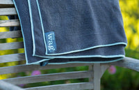 Grey Microfibre Drying Towel By Henry Wag