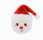 Happy Woofmas Holiday Santa Ball Toy By Hugsmart