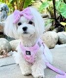 XL Cotton Candy Pink Step In Harness By Doodle Couture