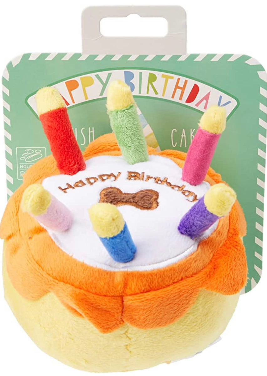 Dog toy birthday cake shop