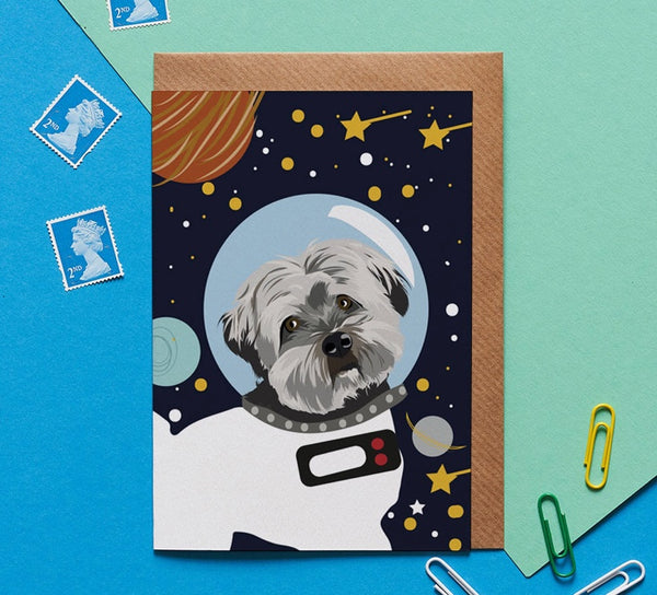 Havanese Dog Greeting Card By Lorna Syson