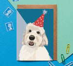 Cockapoo Dog Greeting Card By Lorna Syson