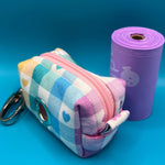 Gingham Love Poo Bag Holder Handmade By Urban Tails