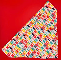 Happy Birthday Rainbow Reversible Dog Bandana Handmade By Love From Betty X Urban Tails