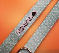 Star Struck Mint Dot Dog Lead Handmade By Love From Betty X Urban Tails