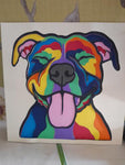 Staffie Paper-Cut Artwork By Houndy Ever After Crafts