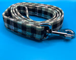 Gingham Rainbow Dog Lead Handmade By Urban Tails